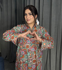 Printed Lawn cotton Co-ord sets Multi Color