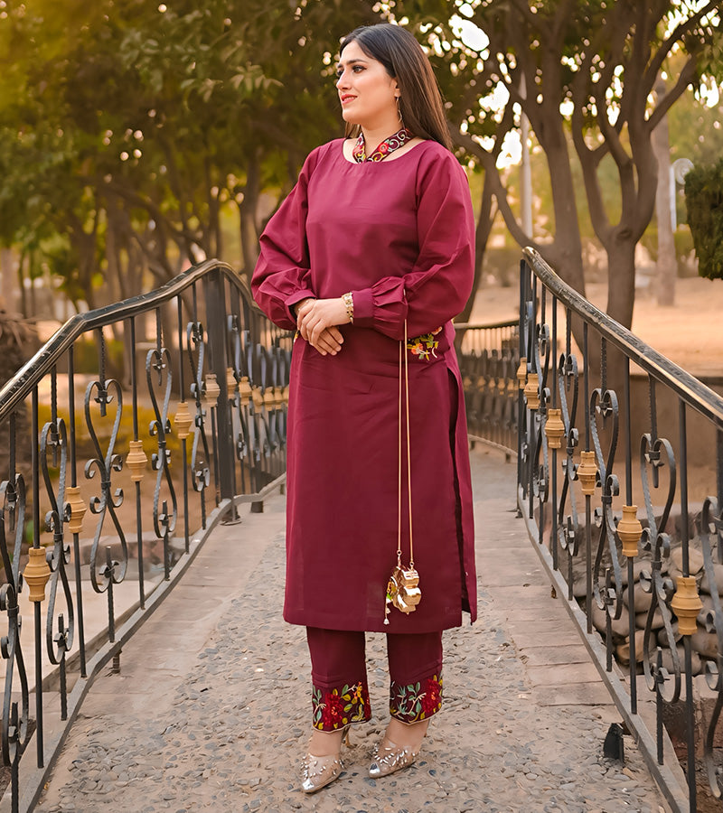 Bloom Maroon